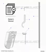 REFERENCES, OWNERS MANUAL, BELT HOLDER, TOOLS