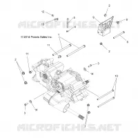 DRIVE TRAIN, MAIN GEARCASE MOUNTING