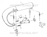 EXHAUST SYSTEM TRAIL 0972761, EUROPEAN TRAIL E972761,  TRAIL TOURING 097226 (4938313831C013)