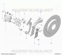 BRAKES, REAR CALIPER