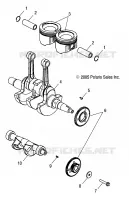 CRANKSHAFT AND PISTON