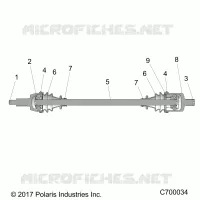 DRIVE TRAIN, FRONT HALF SHAFT