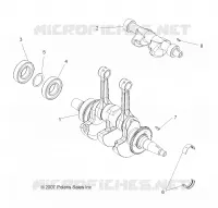 ENGINE, CRANKSHAFT AND BALANCE SHAFT