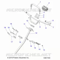 STEERING, HANDLEBAR, STEERING POST 