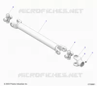 DRIVE TRAIN, REAR PROP SHAFT