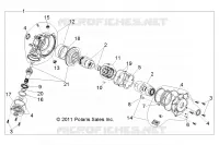 DRIVE TRAIN, FRONT GEARCASE INTERNALS