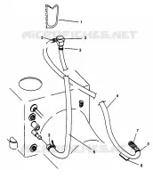 WATER SIPHON SLTX B964590 AND INTL. SLTX I964590 (4935783578B008)