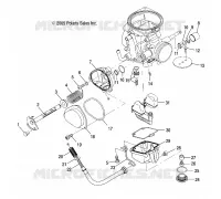 ENGINE, CARBURETOR, LOWER