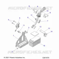 ELECTRICAL, BATTERY, MANUAL START POWER UP COMPONENTS
