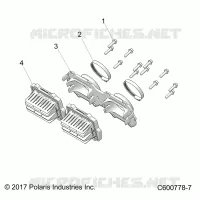 ENGINE, REED VALVE AND THROTTLE BODY ADAPTOR