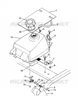 FUEL TANK ASSEMBLY SPORTSMAN 4X4 / W938039 (4926382638007A)