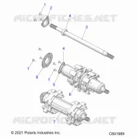 DRIVE TRAIN, JACKSHAFT AND DRIVE SHAFT