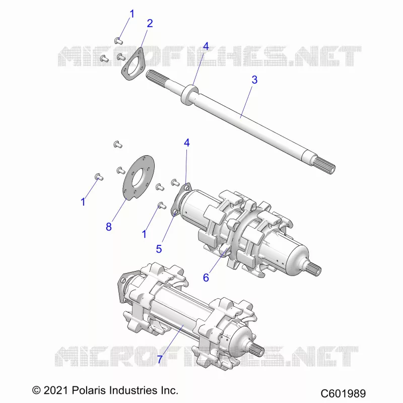 DRIVE TRAIN, JACKSHAFT AND DRIVE SHAFT