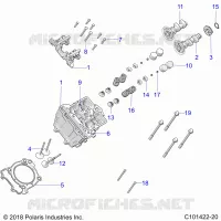 ENGINE, CYLINDER HEAD, CAMS AND VALVES