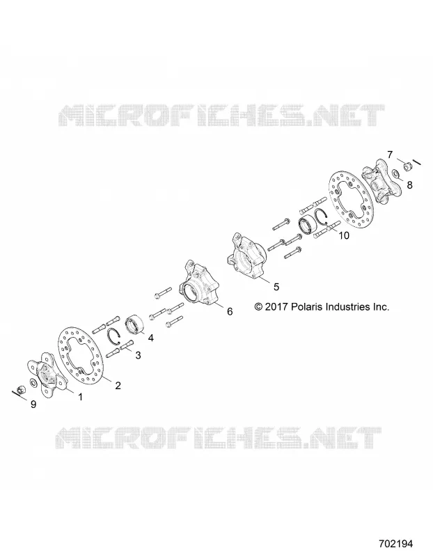 SUSPENSION, REAR CARRIER AND HUB
