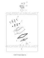ENGINE, VALVE COVER