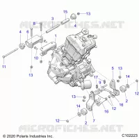 ENGINE, MOUNTING