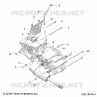 DRIVE TRAIN, MAIN GEARCASE MOUNTING