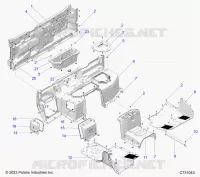 REAR BODYWORK FLOOR AND CLOSEOFF