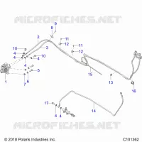 BRAKES, REAR BRAKE LINES