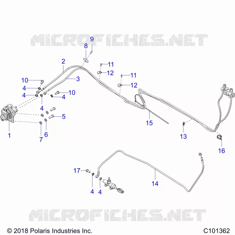 BRAKES, REAR BRAKE LINES