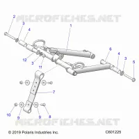 SUSPENSION, FRONT TORQUE ARM