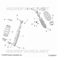SUSPENSION, FRONT SHOCK