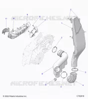 DRIVE TRAIN, CLUTCH COVER DUCTING