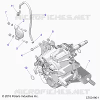 DRIVE TRAIN, MAIN GEARCASE MOUNTING