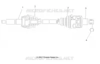 DRIVE TRAIN, REAR DRIVE SHAFT