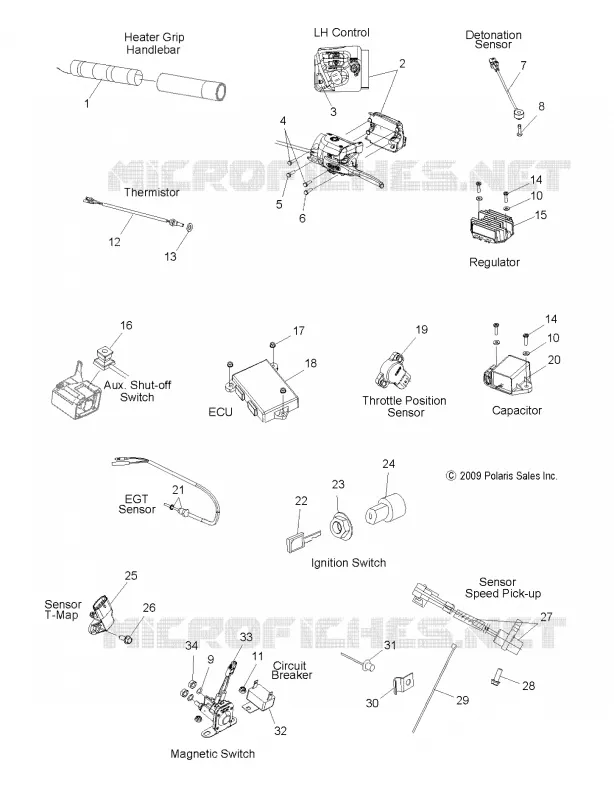 SWITCHES, SENSORS AND COMPONENTS