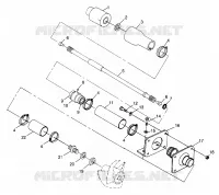 DRIVE SYSTEM HURRICANE B974473 AND INTL. HURRICANE I974473 (4941044104B003)