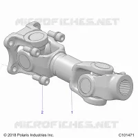 DRIVE TRAIN, PROP SHAFT, REAR