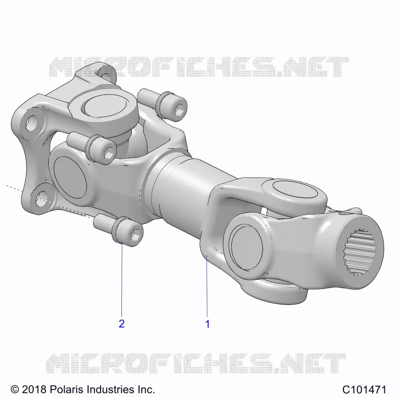 DRIVE TRAIN, PROP SHAFT, REAR