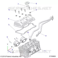 THROTTLE BODY AND VALVE COVER