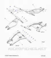 REAR SUSPENSION CONTROL ARMS