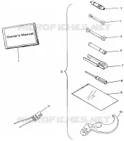 TOOL KIT    MAGNUM 4X4 W968144 AND  SWEDISH MAGNUM 4X4 S968144 (4936053605C012)
