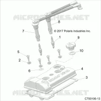 ENGINE, VALVE COVER