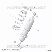 REAR SUSPENSION SHOCK MOUNTING