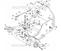 STEERING ASSEMBLY  500 EFI 0952774, EFI SKS 0952574,   EFI SKS PT 0952974, (4929052905B006)