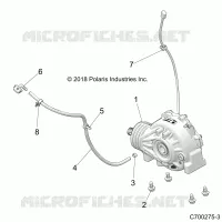 DRIVE TRAIN, FRONT GEARCASE MOUNTING