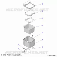 REAR BODYWORK STORAGE BOX