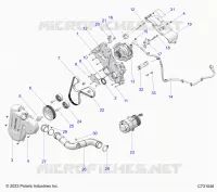ENGINE, ALTERNATOR