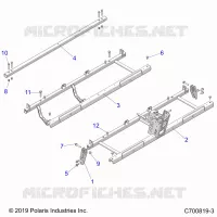 CHASSIS, SEAT SUPPORTS