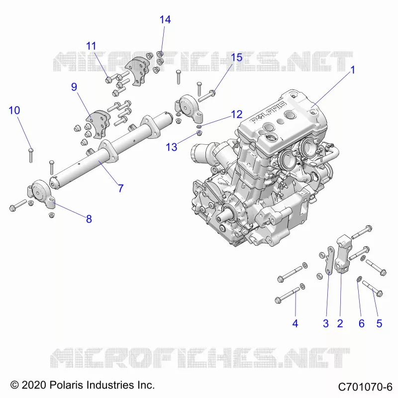 ENGINE, MOUNTING