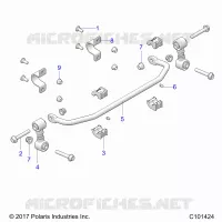 SUSPENSION, STABILIZER BAR, FRONT