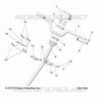 STEERING, H-BAR, STEERING POST, GRIPS