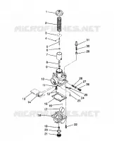 CARBURETOR 2X4 350L W937539 (4924032403035A)