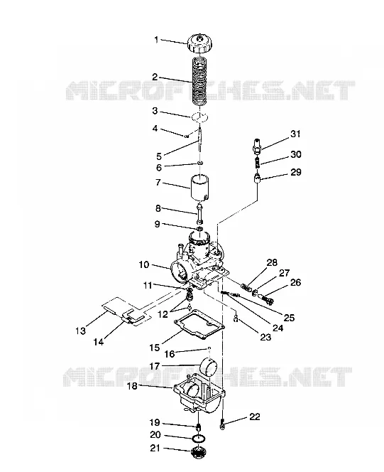 CARBURETOR 2X4 350L W937539 (4924032403035A)