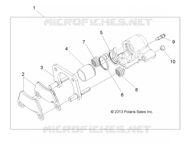 BARKE CALIPER, REAR